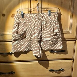 Pull-on Shorts, Brown & Cream, S, A New Day
